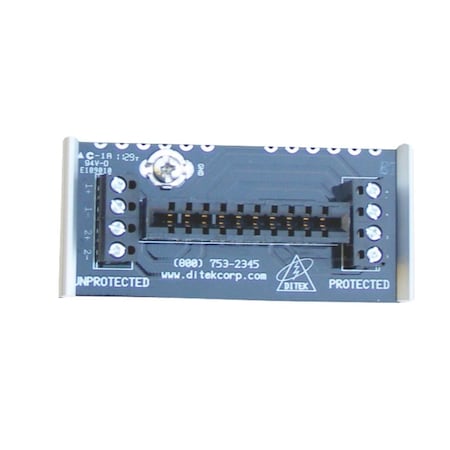 Ditek SINGLE MODULE BASE FOR 2MHLP, SERIES SNAPTRACK-TYPE,  458011